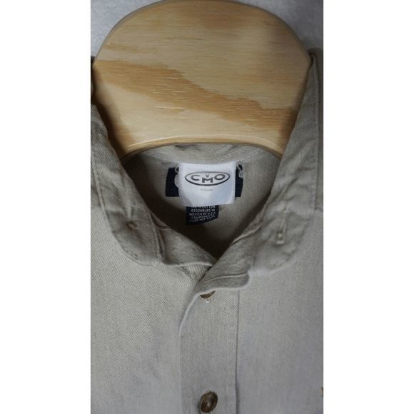 Disney Tan CMO "You Make Magic Happen" Long Sleeve Button Up Tinker Bell Size Md - Picture 5 of 6